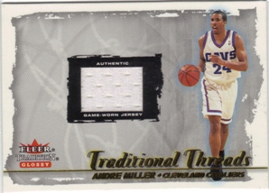 2000-01 Fleer Glossy Traditional Threads #11 Andre Miller