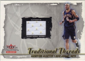 2000-01 Fleer Glossy Traditional Threads #26 Kenyon Martin