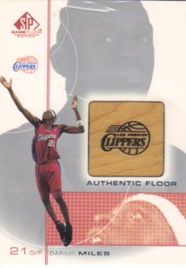 2000-01 SP Game Floor Authentic Floor #DM Darius Miles
