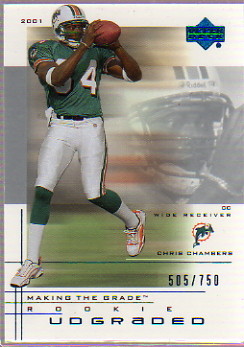 2001 UD Graded #65 Chris Chambers Action RC