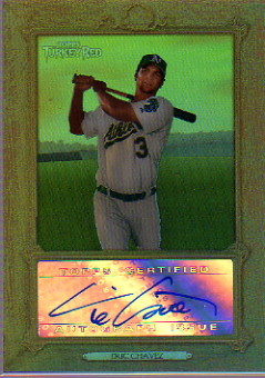 2007 Topps Turkey Red Chromographs #EC Eric Chavez B