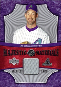 2005 Sweet Spot Majestic Materials #LG Luis Gonzalez