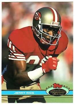 1991 Stadium Club #71 Jerry Rice
