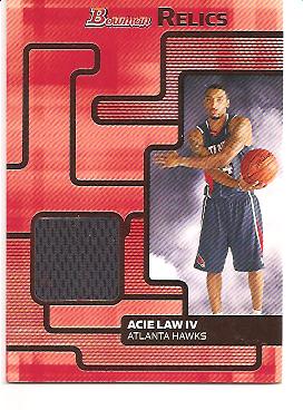 2007-08 Bowman Relics #AL Acie Law