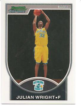 2007-08 Bowman Chrome Refractors #117 Julian Wright