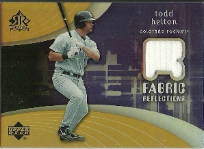2005 Reflections Fabric Jersey #TH Todd Helton