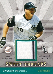 2004 Sweet Spot Sweet Threads #MO Magglio Ordonez