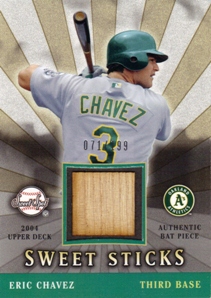 2004 Sweet Spot Sweet Sticks #EC Eric Chavez