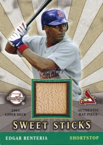 2004 Sweet Spot Sweet Sticks #ER Edgar Renteria