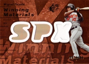 2007 SPx Winning Materials 199 Bronze #TE Miguel Tejada/199