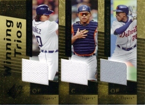 2007 SPx Winning Trios Gold #WT22 Magglio Ordonez/Ivan Rodriguez/Curtis Granderson
