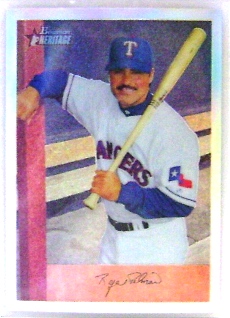 2002 Bowman Heritage Chrome Refractors #61BHC Rafael Palmeiro