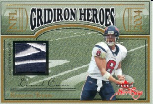 2004 Fleer Sweet Sigs Gridiron Heroes Jersey Duals #CJ David Carr/34/Andre Johnson
