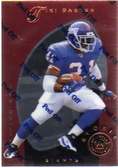1997 Pinnacle Certified Red #129 Tiki Barber