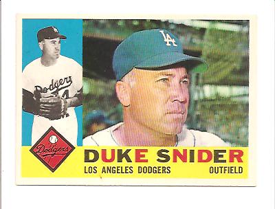 1960 Topps #493 Duke Snider