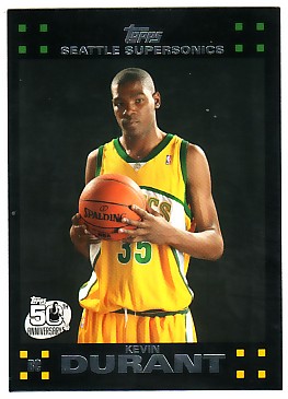 2007-08 Topps #112 Kevin Durant RC