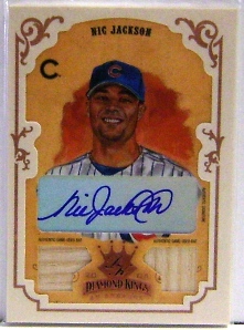 2004 Diamond Kings DK Combos Framed Bronze #107 Nic Jackson Bat-Bat/25