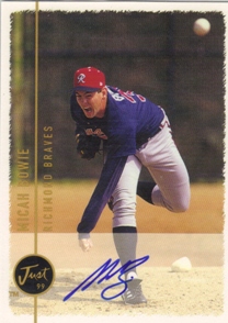 1999 Just Autographs #20 Micah Bowie IM