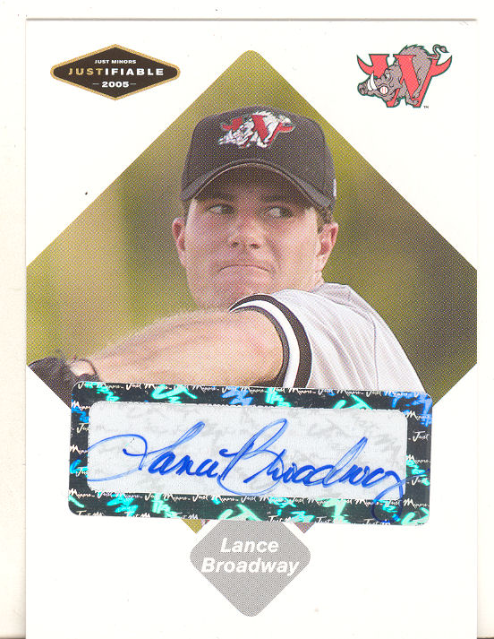 2005 Justifiable Autographs #11 Lance Broadway/725 *