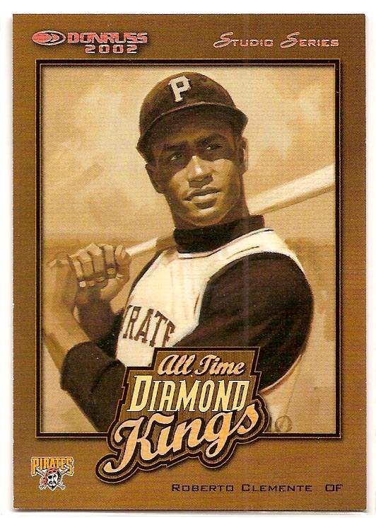 2002 Donruss All-Time Diamond Kings Studio Series #5 Roberto Clemente