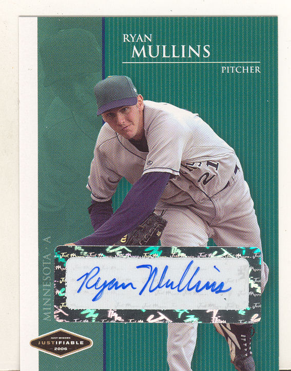 2006 Justifiable Autographs #29 Ryan Mullins/775*