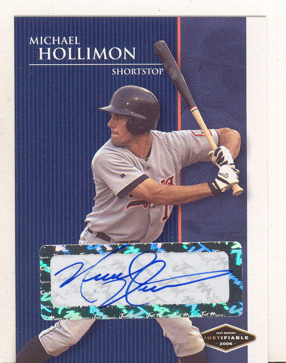 2006 Justifiable Autographs #15 Michael Hollimon/775*