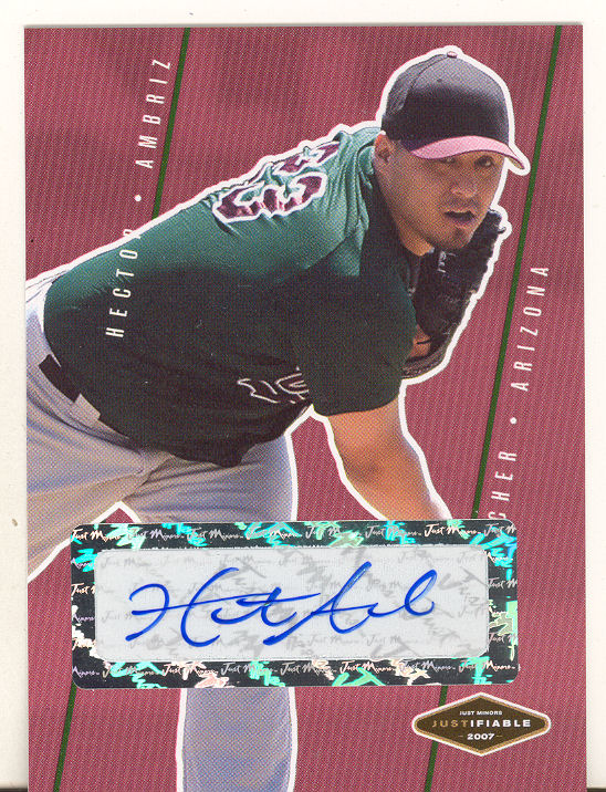 2007 Justifiable Autographs #3 Hector Ambriz
