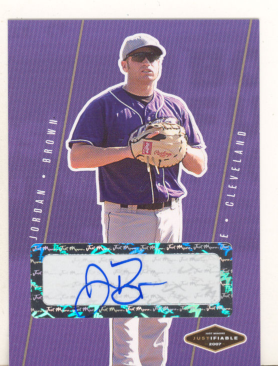 2007 Justifiable Autographs #7 Jordan Brown