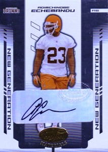2004 Leaf Certified Materials #151 Adimchinobe Echemandu AU RC