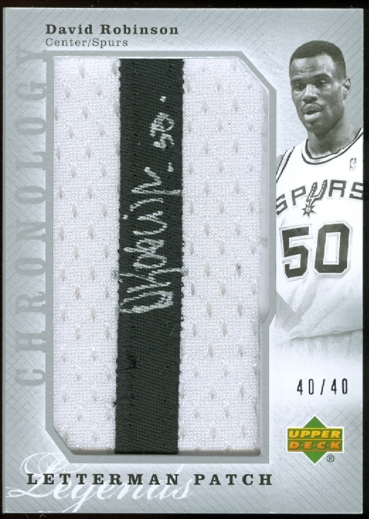 2006-07 Chronology #197 David Robinson JSY AU