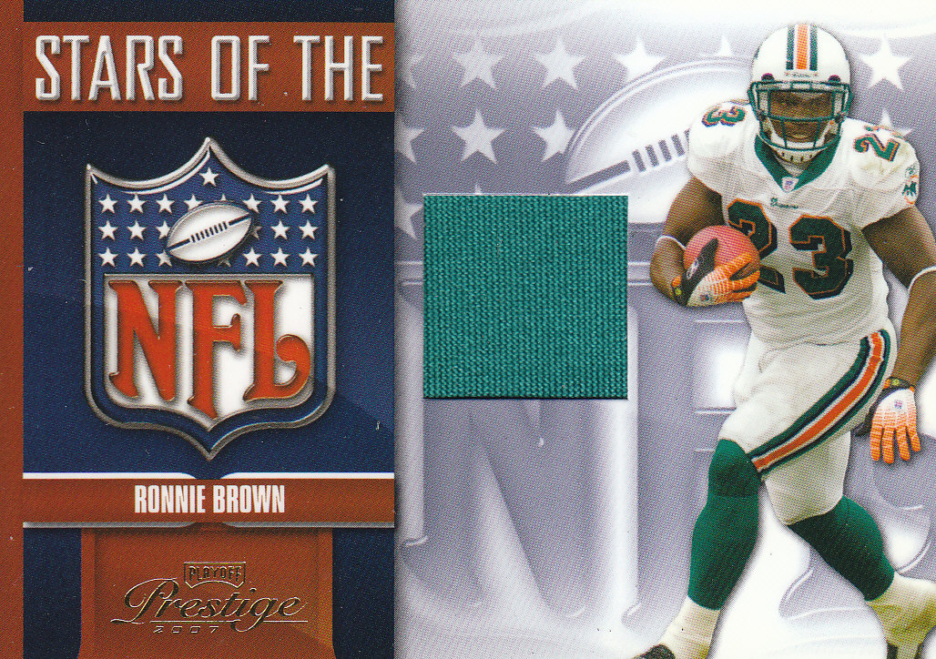 2007 Playoff Prestige Stars of the NFL Materials #11 Ronnie Brown