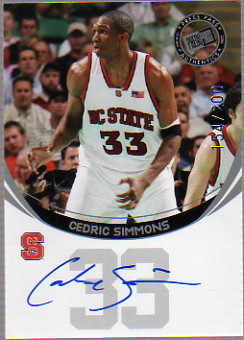 2006 Press Pass Autographs Silver #56 Cedric Simmons