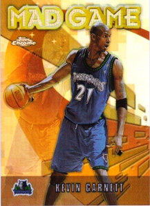 2001-02 Topps Chrome Mad Game Refractors #MG5 Kevin Garnett