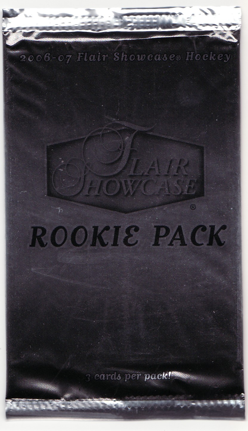 2006-07 flair showcase hockey rookie packs