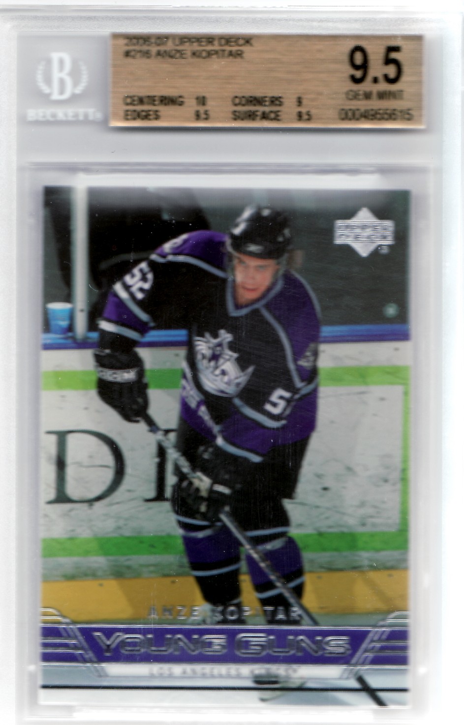 Beckett 9.5 #216 Anze Kopitar