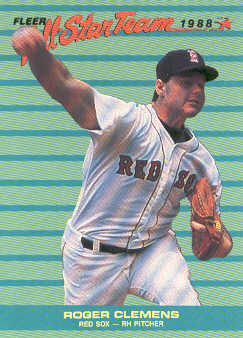 1988 Fleer All-Stars #4 Roger Clemens