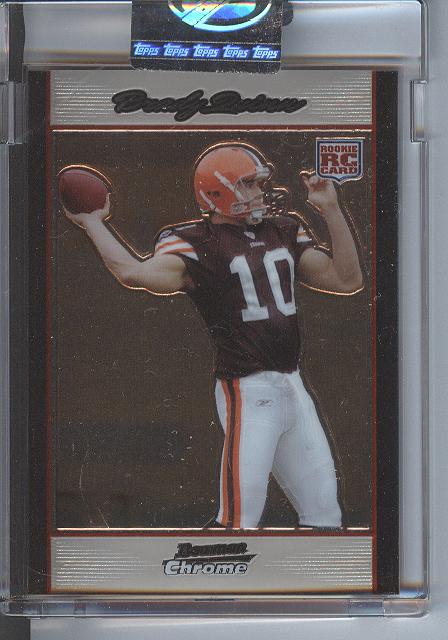 2007 Bowman Chrome Uncirculated Rookies #BC57 Brady Quinn