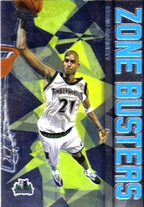 2002-03 Topps Chrome Zone Busters #ZB2 Kevin Garnett