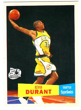 2007-08 Topps 1957-58 Variations #112 Kevin Durant