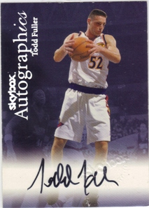 1999-00 SkyBox Premium Autographics #34 Todd Fuller