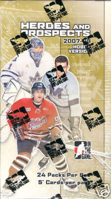 2007-08 (07) ITG In The Game Hockey 2 Hobby Pack Lot (Every 24 Pack Box Contains 1 Auto and 2 Memorabilia) 