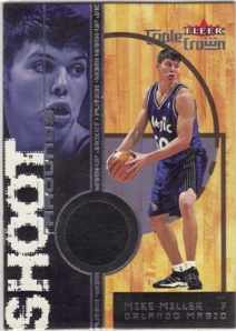 2000-01 Fleer Triple Crown Shoot Arounds #11 Mike Miller