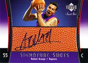 2004-05 Sweet Shot Signature Shots #RA Rafael Araujo