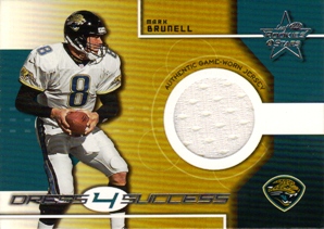 2000 Leaf Rookies and Stars Dress Four Success #4J Mark Brunell Jersey/300