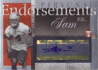 2004 Topps Pristine Personal Endorsement Autographs #PEPKS P.K. Sam H