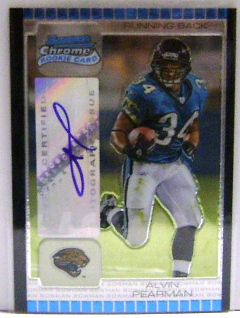 2005 Bowman Chrome #239 Alvin Pearman AU G RC