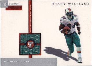 2005 Topps Pristine Personal Pieces Common #RW Ricky Williams/500