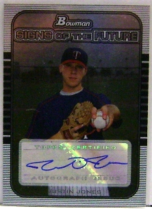 2005 Bowman Draft Signs of the Future #JJ Justin Jones B