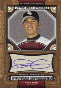 2004 Upper Deck Etchings Blue Ink #127 Ryan Wing FE