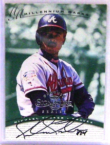1997 Donruss Signature Autographs Millennium #124 Michael Tucker